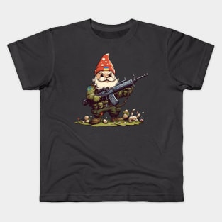 Military Gnome Ukraine Kids T-Shirt